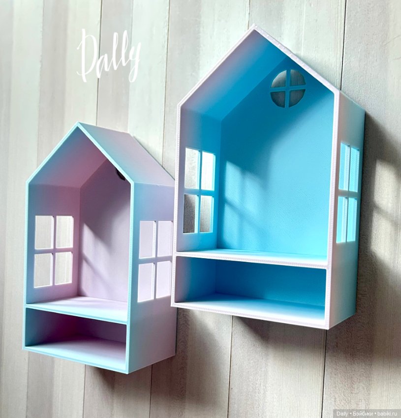 Домик мини «на стену». 3д-печать (фото 4)