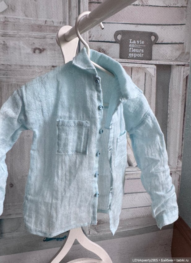 Рубашка для кукол формата 1/4