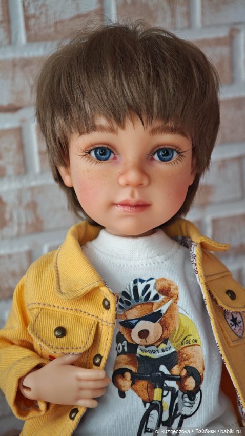 Голубоглазый шатен ООАК на базе Дианы от Империя Кукол (фото 7)