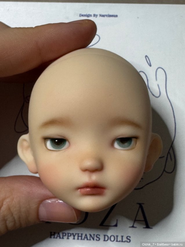 Голова Koza с простыми ушками