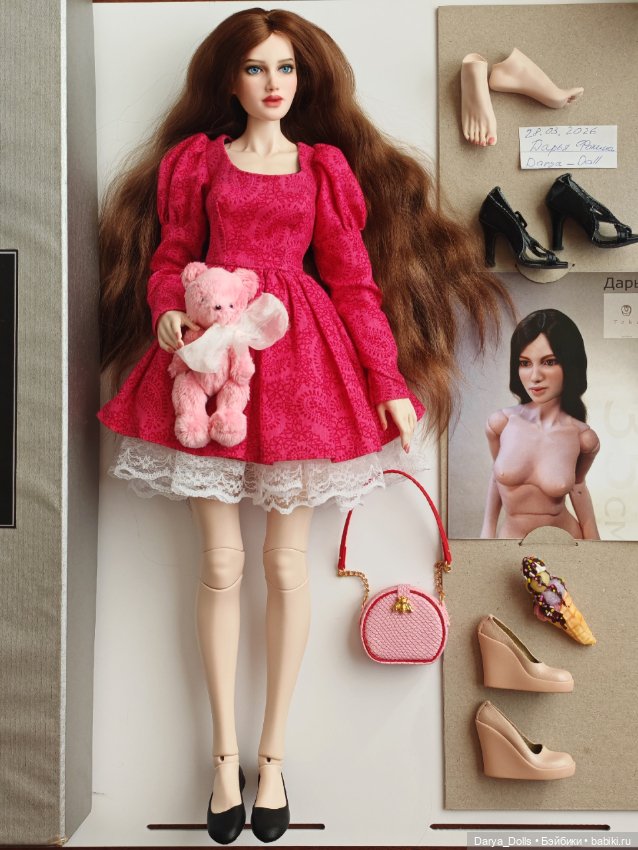Авторская кукла BJD от Анатолия Жукова, Дарья 35 см (фото 6)