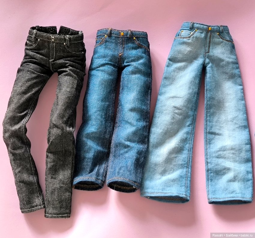 Джинсы на авторских БЖД 30-32 см