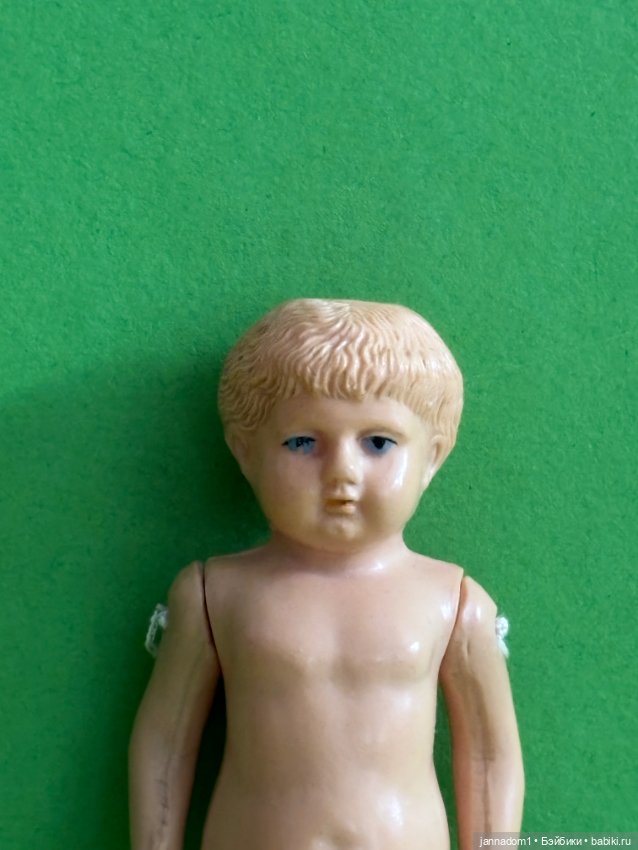 Редкая довоенная целлулоидная кукла Schildkrot, высота 11 см (фото 9)