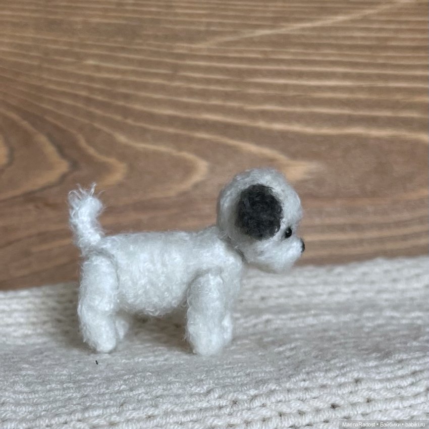 Собачка с пятнышком. Друг для куклы (фото 8)