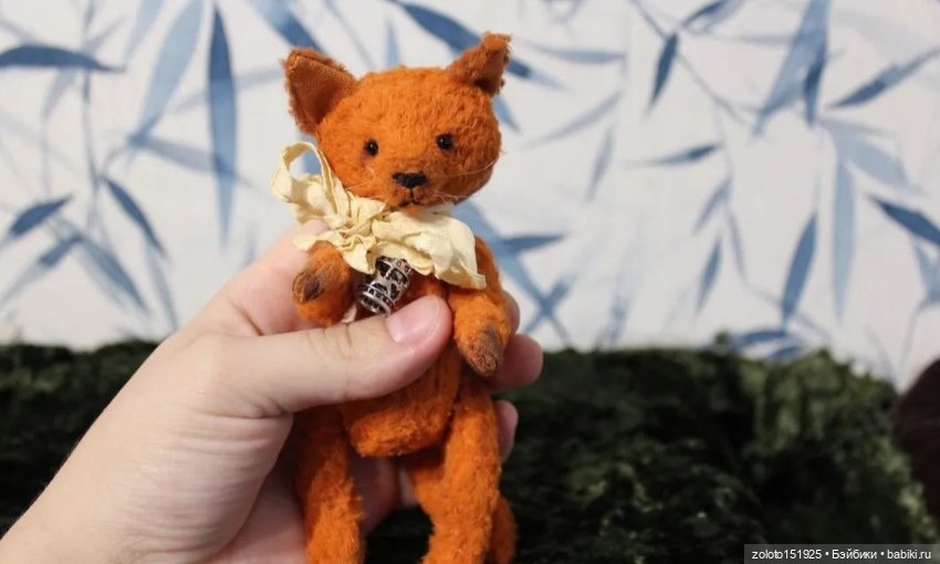 Лисёнок тедди — Авторские игрушки (фото 3)