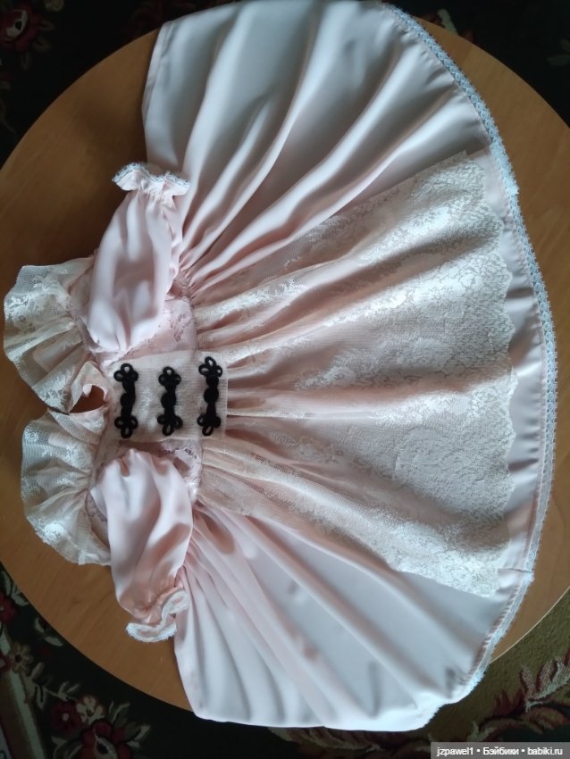 Платье в стиле ретро для кукол 60-70см (фото 4)