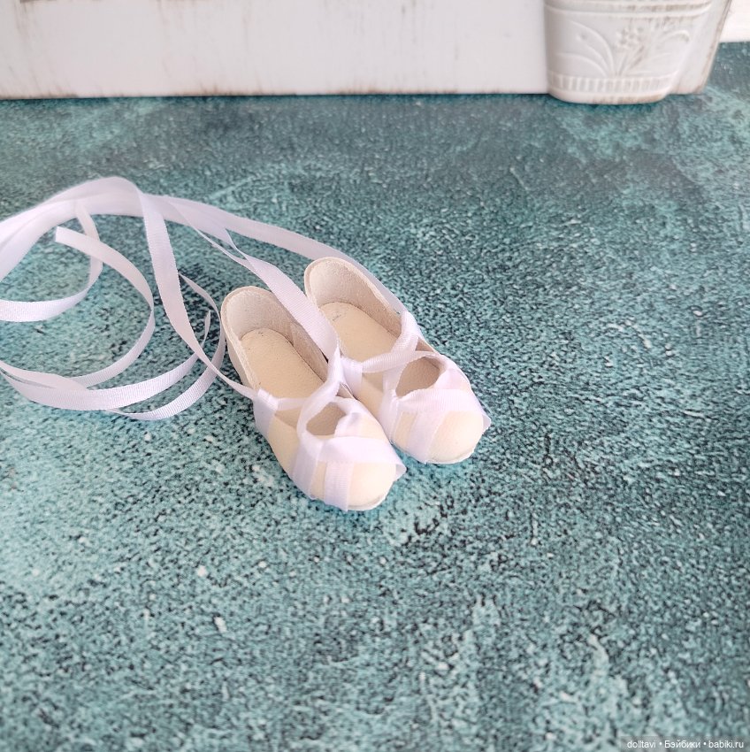 Балетки на завязках 4,3*1,6см (фото 3)