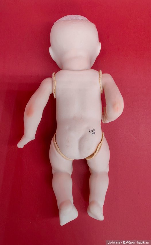 Авторская реплика антикварной куклы США 1984 г (фото 9)