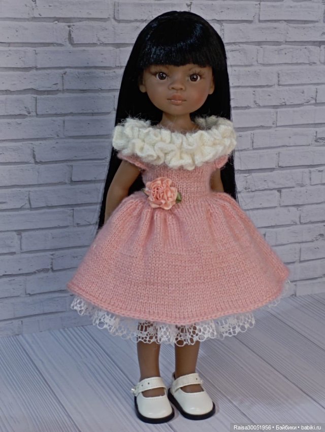 Платье, подьюбник для кукол Паола Рейна 32-34 см (фото 3)