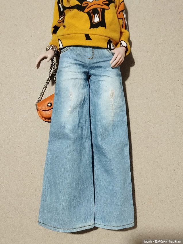 Реалистичные джинсы на Tender малышек и новых подростков