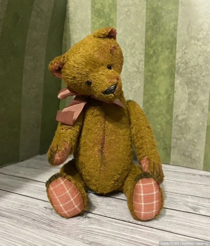 Мишка тедди ручная работа авторский коллекционный
