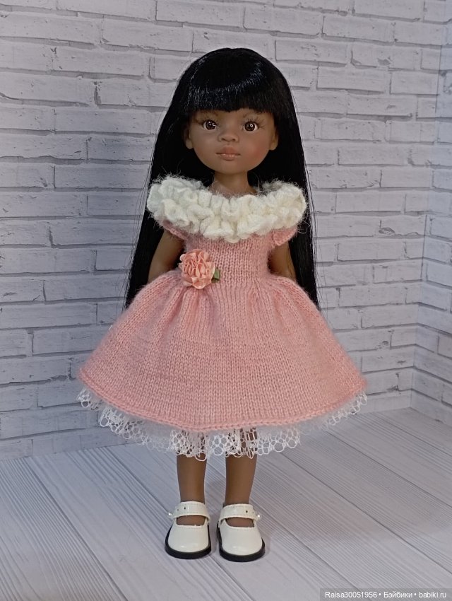 Платье, подьюбник для кукол Паола Рейна 32-34 см (фото 6)