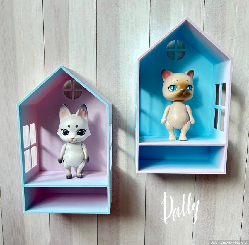 Домик мини «на стену». 3д-печать