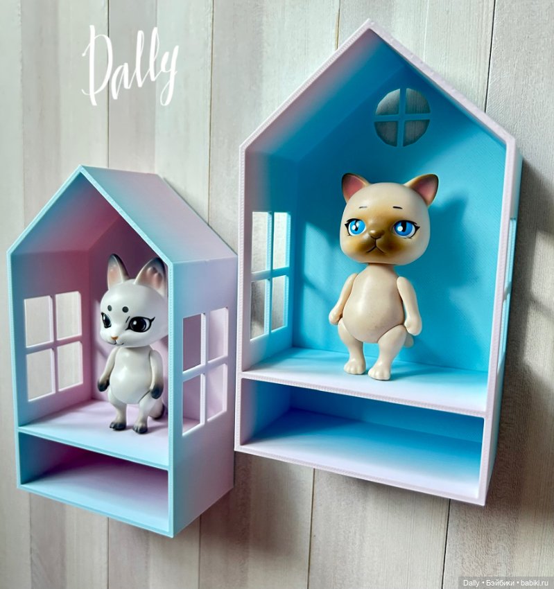 Домик мини «на стену». 3д-печать (фото 2)