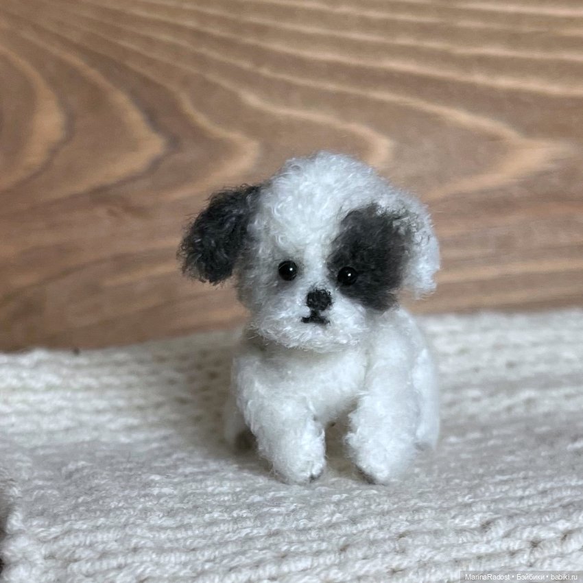 Собачка с пятнышком. Друг для куклы (фото 7)