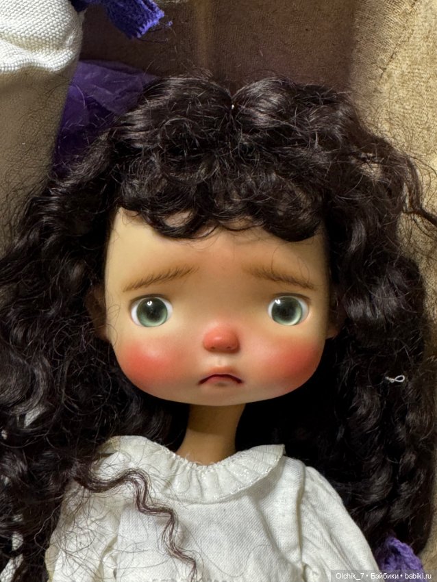 Кукла баклажан Eggplant — Шарнирные куклы (не BJD) (фото 8)