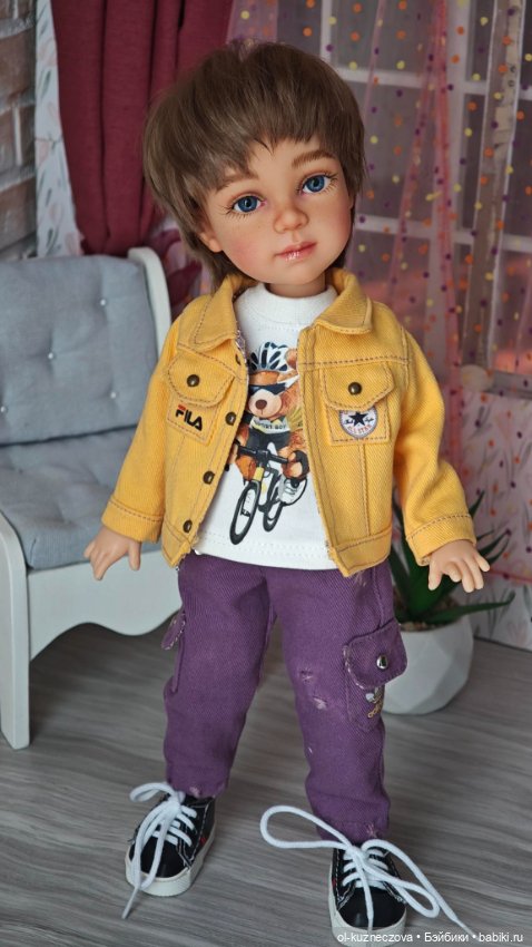 Голубоглазый шатен ООАК на базе Дианы от Империя Кукол