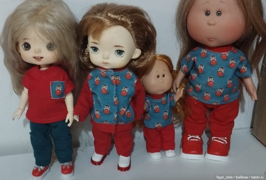 Одежда и обувь для Булочки мини Мия 23см (Mia Nines D'Onil), паола Рейна, мини Паола Рейна,, монст (фото 2)