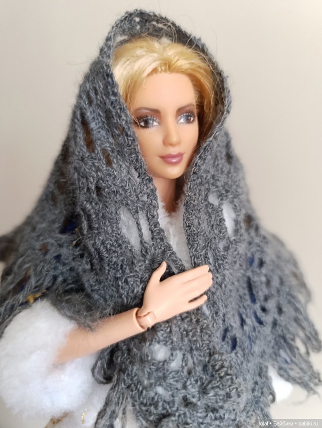 Шаль «El Día de Muertos» — Одежда для кукол (фото 5)