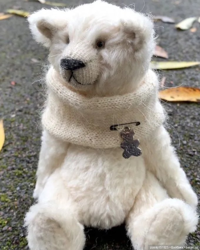 Мишка тедди ручная работа авторский коллекционный (фото 7)