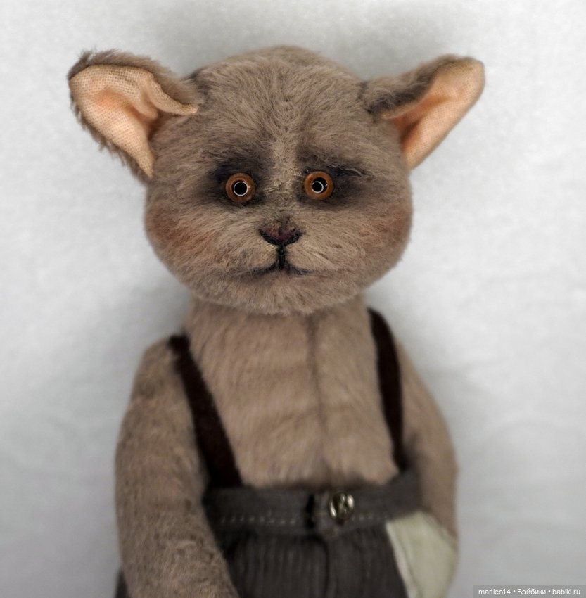 Авторская игрушка Котик Васенька (фото 2)