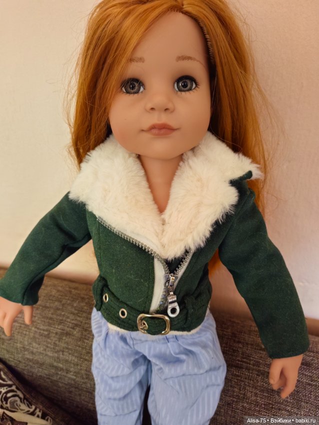 Куртка дубленка — Одежда для кукол