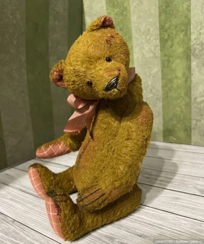 Мишка тедди ручная работа авторский коллекционный (фото 2)