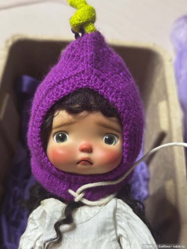 Кукла баклажан Eggplant — Шарнирные куклы (не BJD) (фото 4)