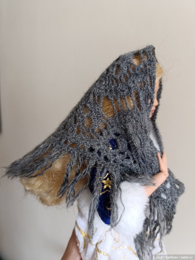 Шаль «El Día de Muertos» — Одежда для кукол (фото 4)