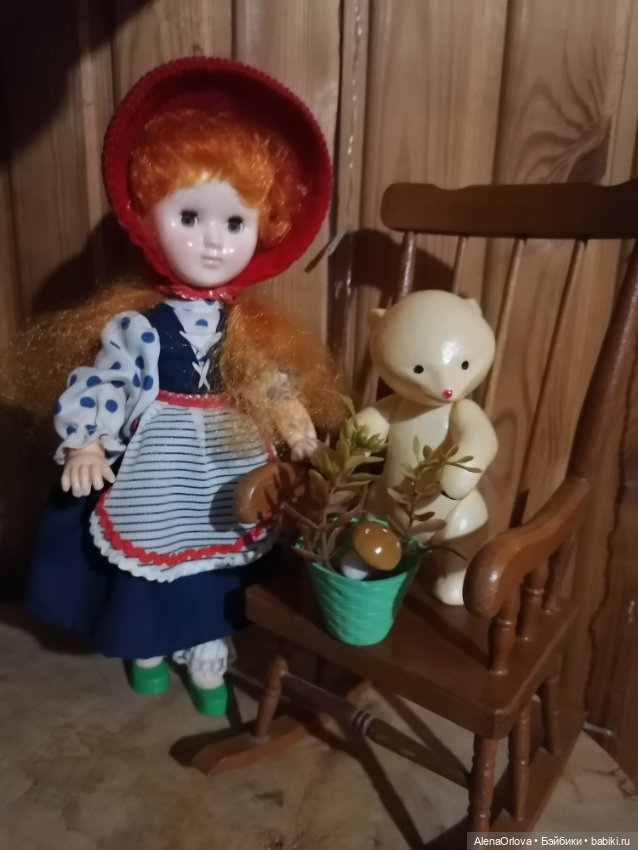 Кукла Красная шапочка СССР (фото 2)