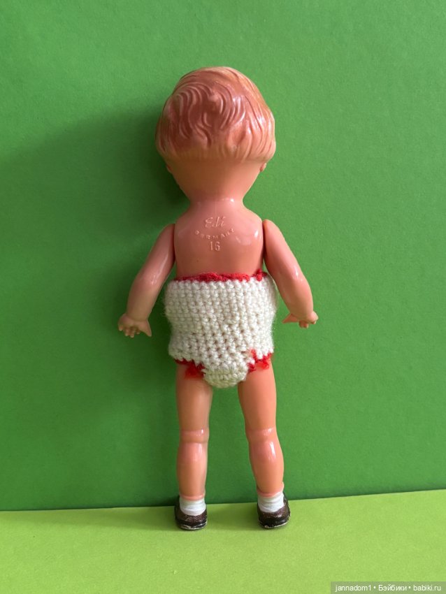 Куколка Edi из колкого пластика, высота 16 см (фото 3)