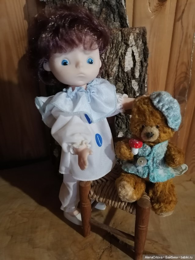 Кукла Пьеро СССР — Винтажные куклы и игрушки детства (фото 2)