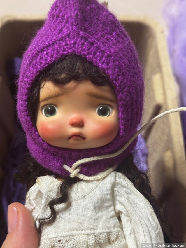 Кукла баклажан Eggplant — Шарнирные куклы (не BJD)