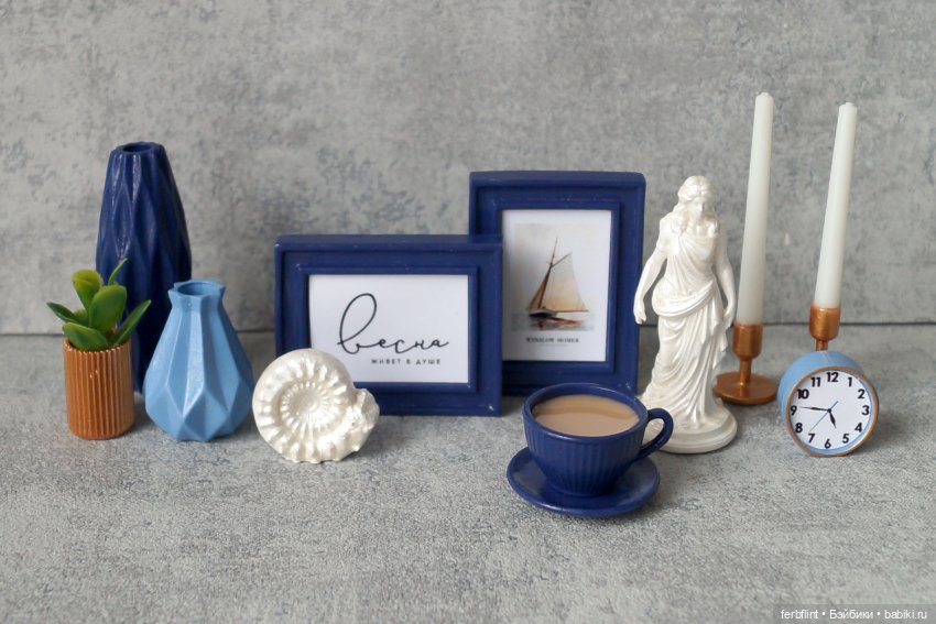 Набор декора №4 в масштабе 1:6