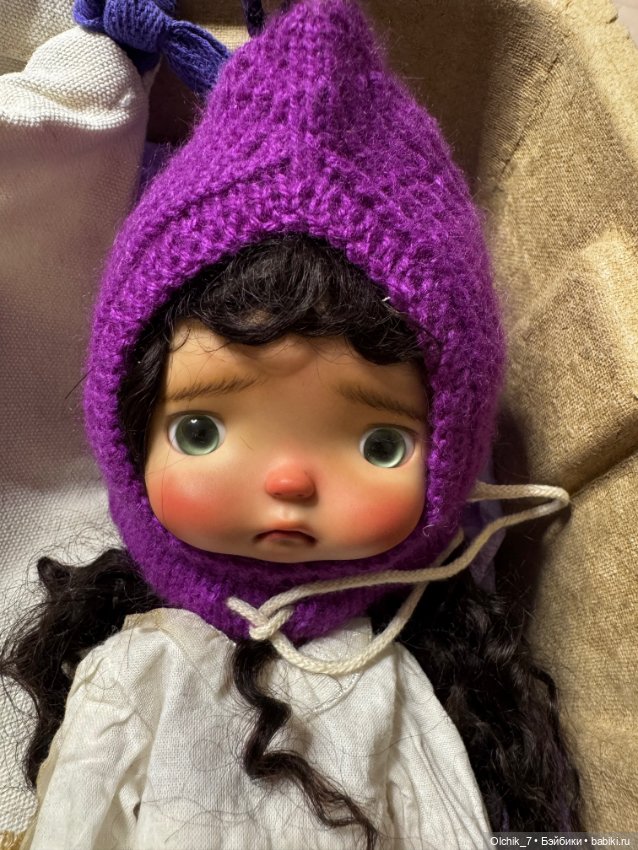 Кукла баклажан Eggplant — Шарнирные куклы (не BJD) (фото 10)