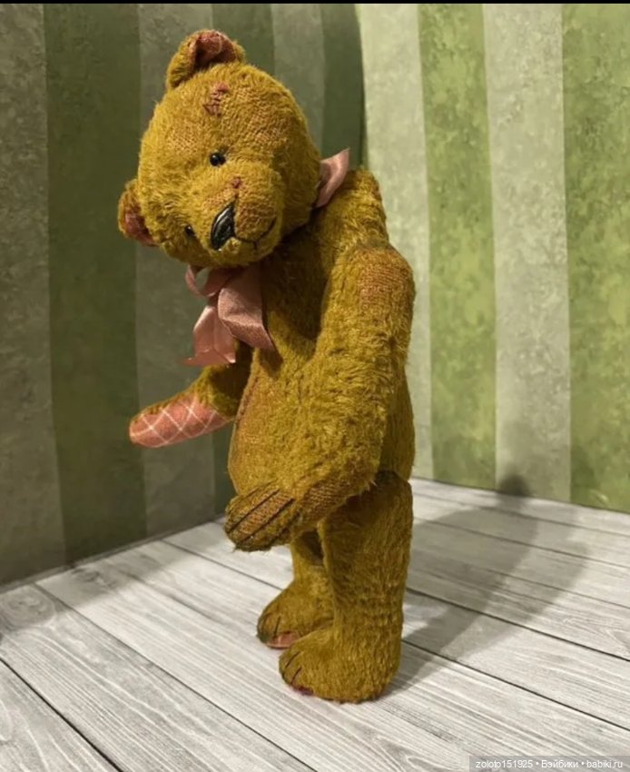 Мишка тедди ручная работа авторский коллекционный (фото 5)