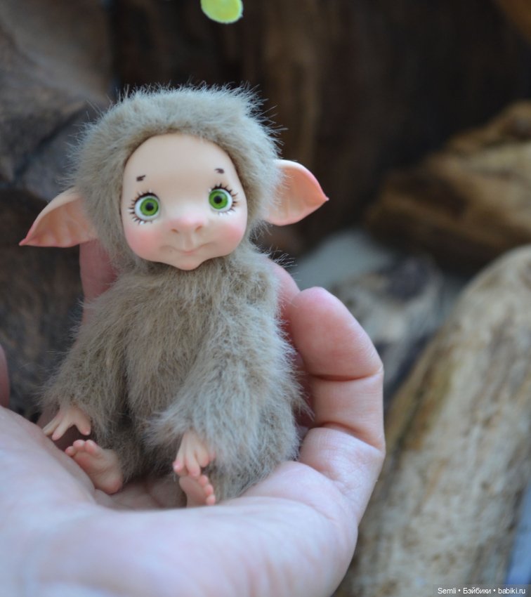 Малыш-тролль зеленоглазый (фото 3)