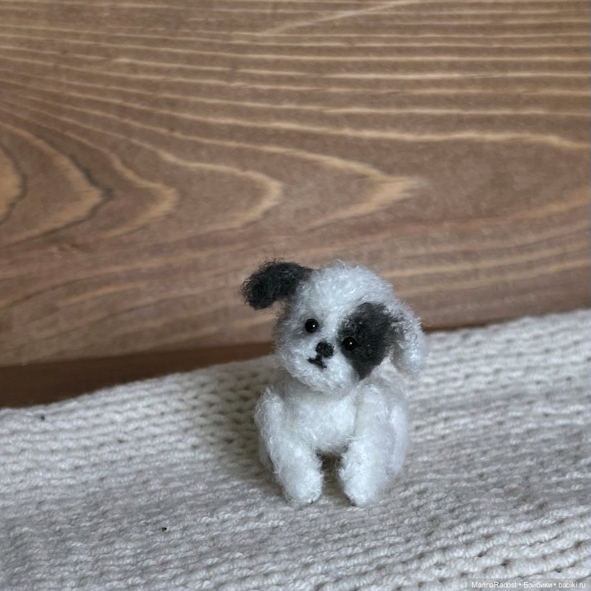 Собачка с пятнышком. Друг для куклы (фото 4)