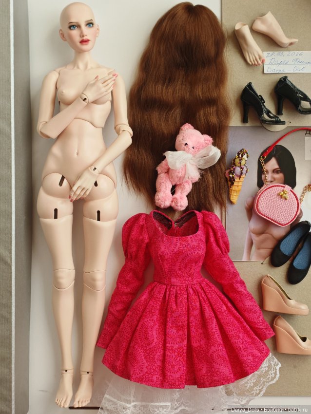 Авторская кукла BJD от Анатолия Жукова, Дарья 35 см (фото 7)