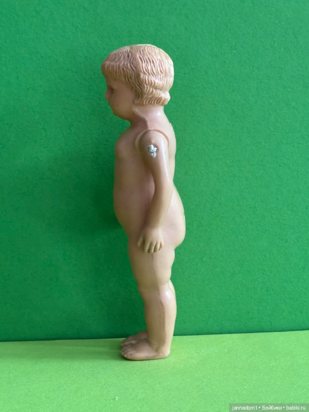 Редкая довоенная целлулоидная кукла Schildkrot, высота 11 см (фото 5)