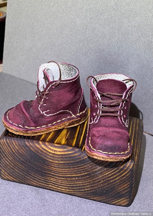 Искусственно состаренные ботиночки (фото 2)