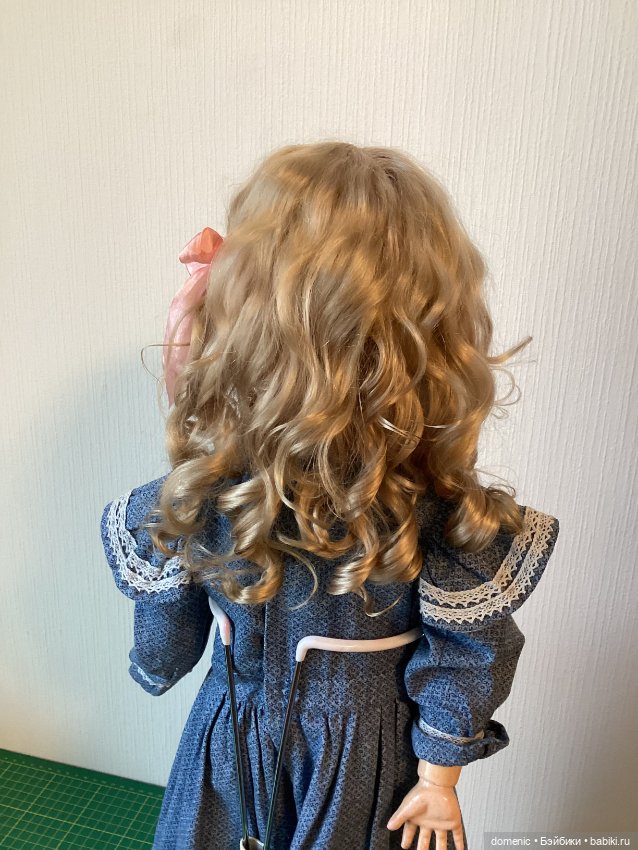 Парик для антикварной куклы или реплики (фото 5)
