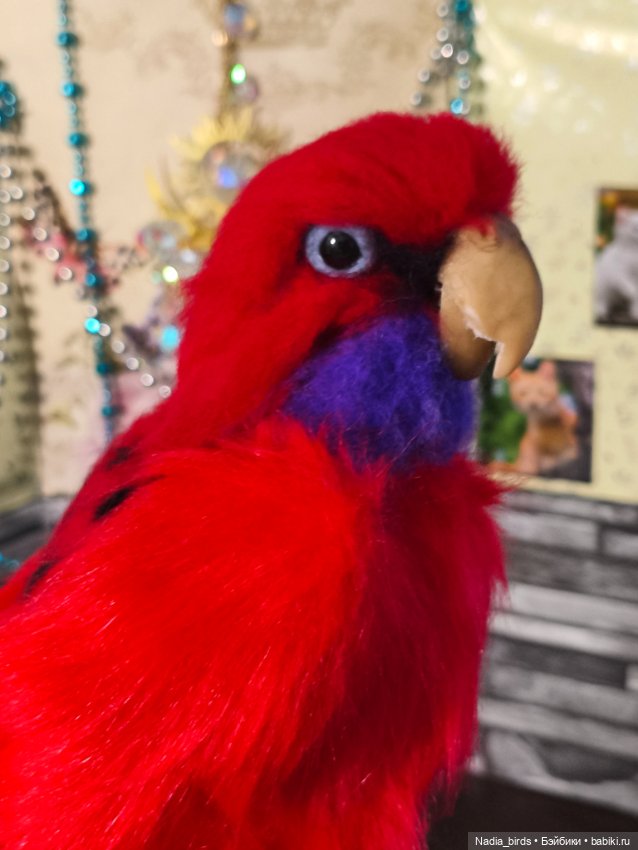 Красная розелла — Авторские игрушки (фото 3)