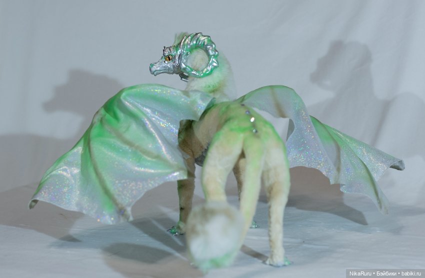 Дракон для Барби в смешанной технике, подвижный, знак зодиака Овен (фото 7)