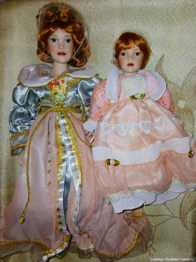 Фарфоровая кукла Марисса и ее ангел-хранитель