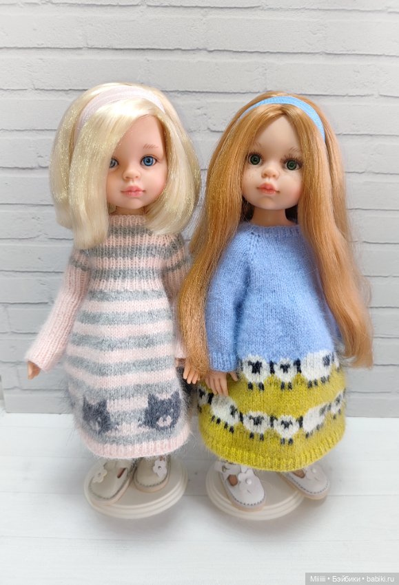 Платье Овечки для кукол Паола Рейна Paola Reina