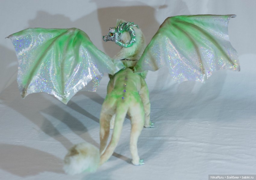 Дракон для Барби в смешанной технике, подвижный, знак зодиака Овен (фото 6)