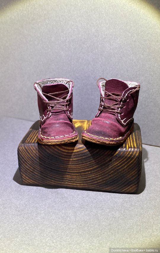 Искусственно состаренные ботиночки (фото 4)