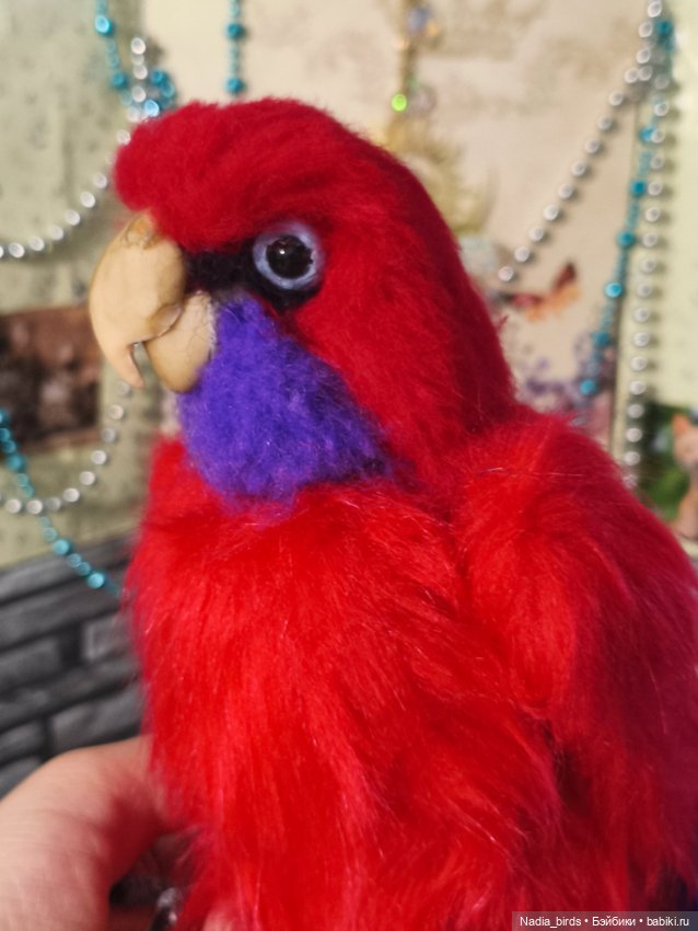 Красная розелла — Авторские игрушки (фото 2)