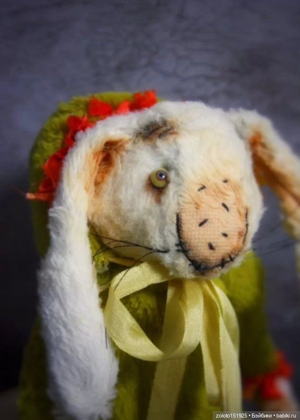 Зайка тедди ручная работа